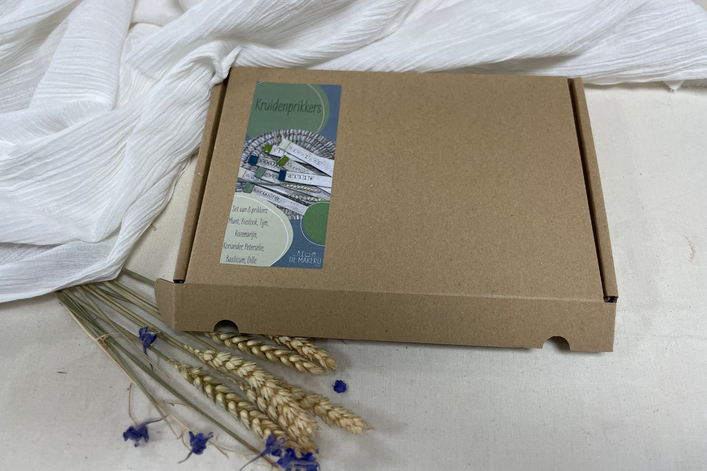 Tuinprikkers in een doosje