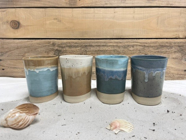 Set van 4 bekers in een geschenkdoosje