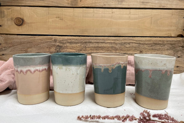 Set van 4 bekers in een geschenkdoosje